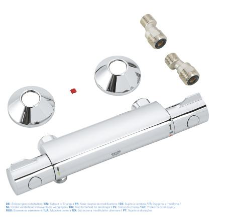 Термостат для душа с душевым гарнитуром Grohe Grohtherm 800 34565 001 (34565001) хром Термостат для душа с душевым гарнитуром Grohe Grohtherm 800 34565 001 (34565001) хром